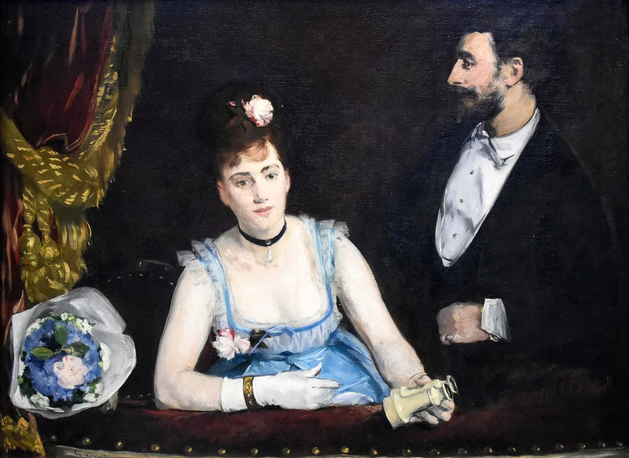 Une loge aux Italiens - Eva Gonzalès