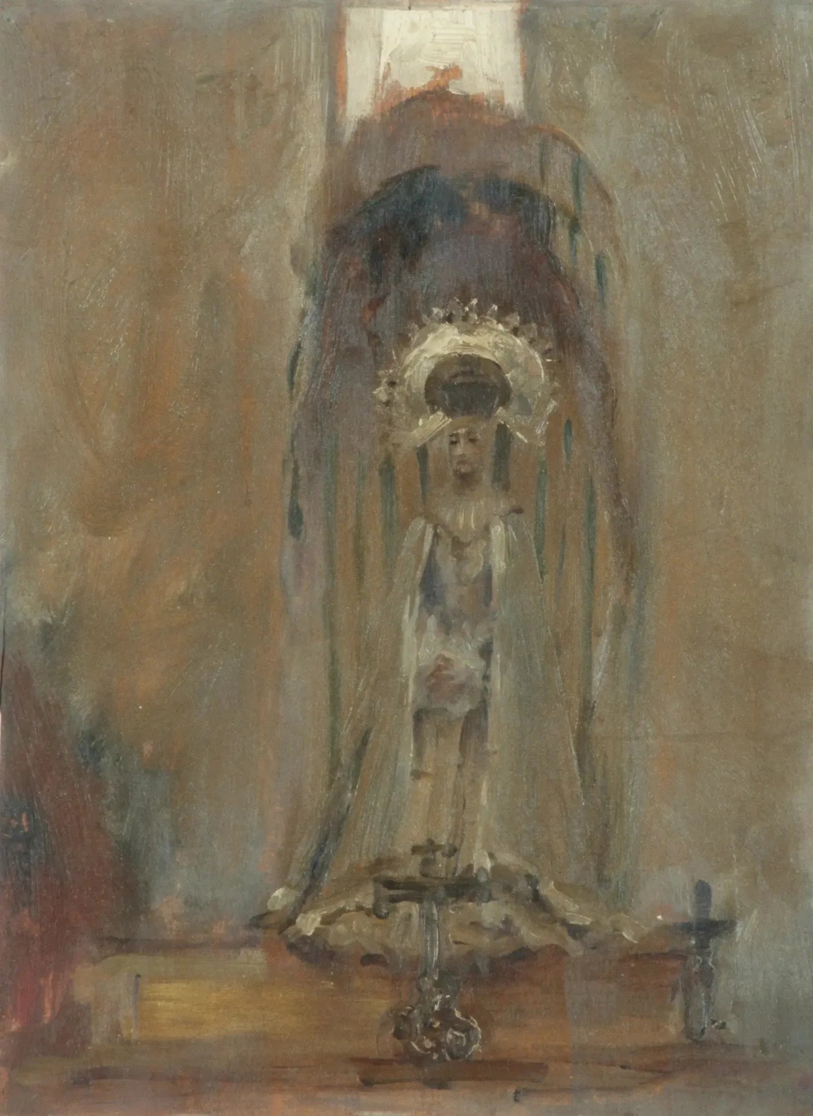 Une Madone espagnole - John Singer Sargent image 1 reproduction de peinture à l’huile