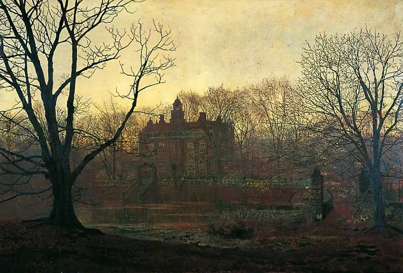 Une maison du Yorkshire - John Atkinson Grimshaw