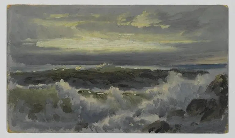 Une mer agitée - William Trost Richards image 1 reproduction artisanale de tableau