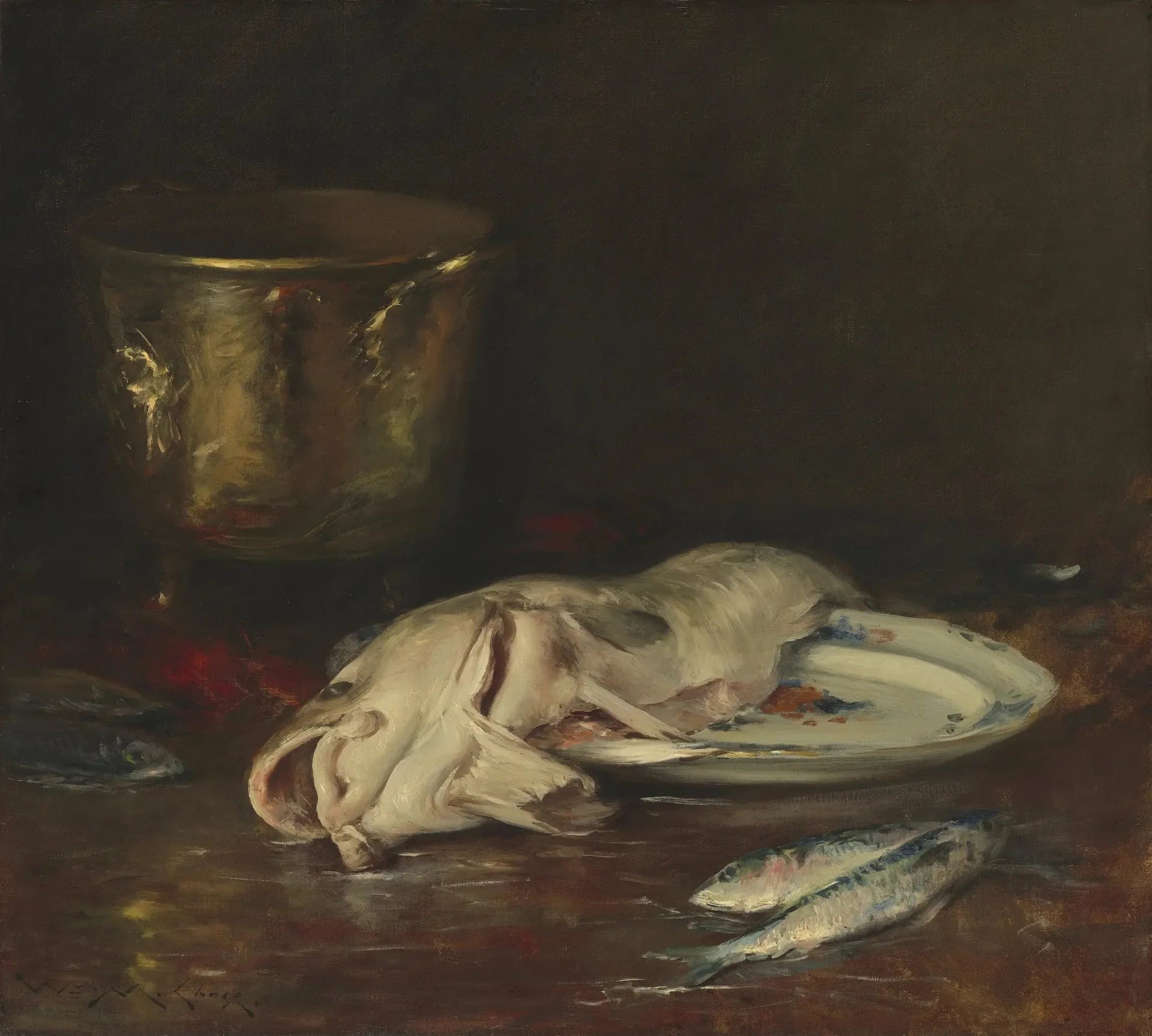Une morue anglaise - William Merritt Chase image 1 tableau peint à l’huile sur toile