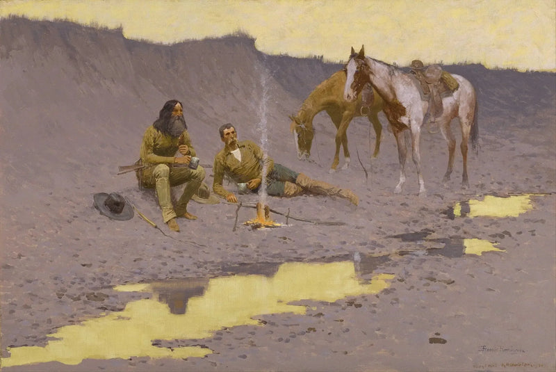 Une nouvelle année sur le Cimarron - Frederic Remington