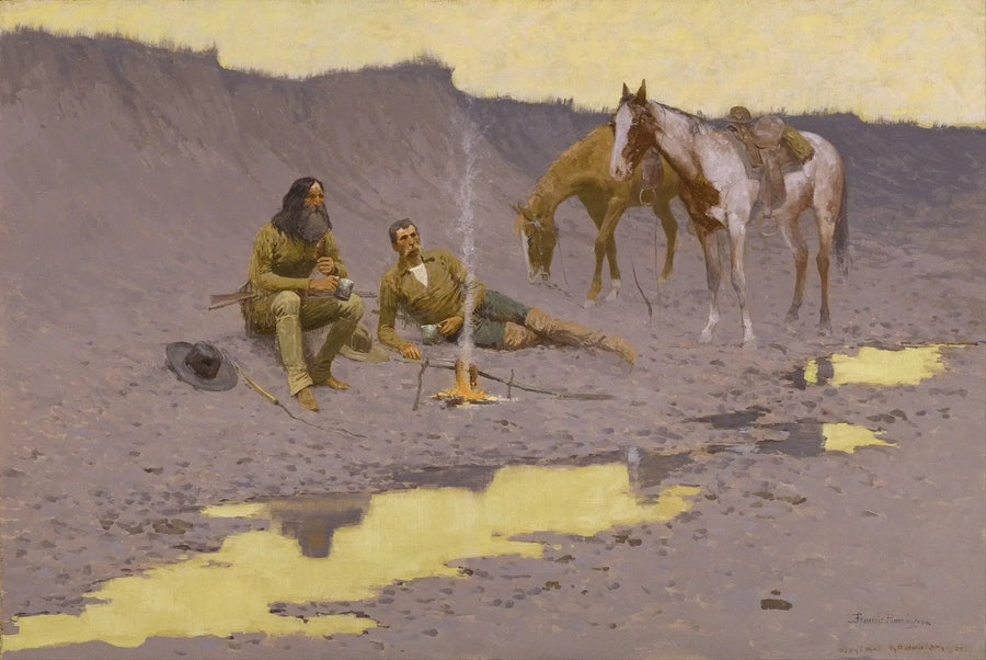 Une nouvelle année sur le Cimarron - Frederic Remington