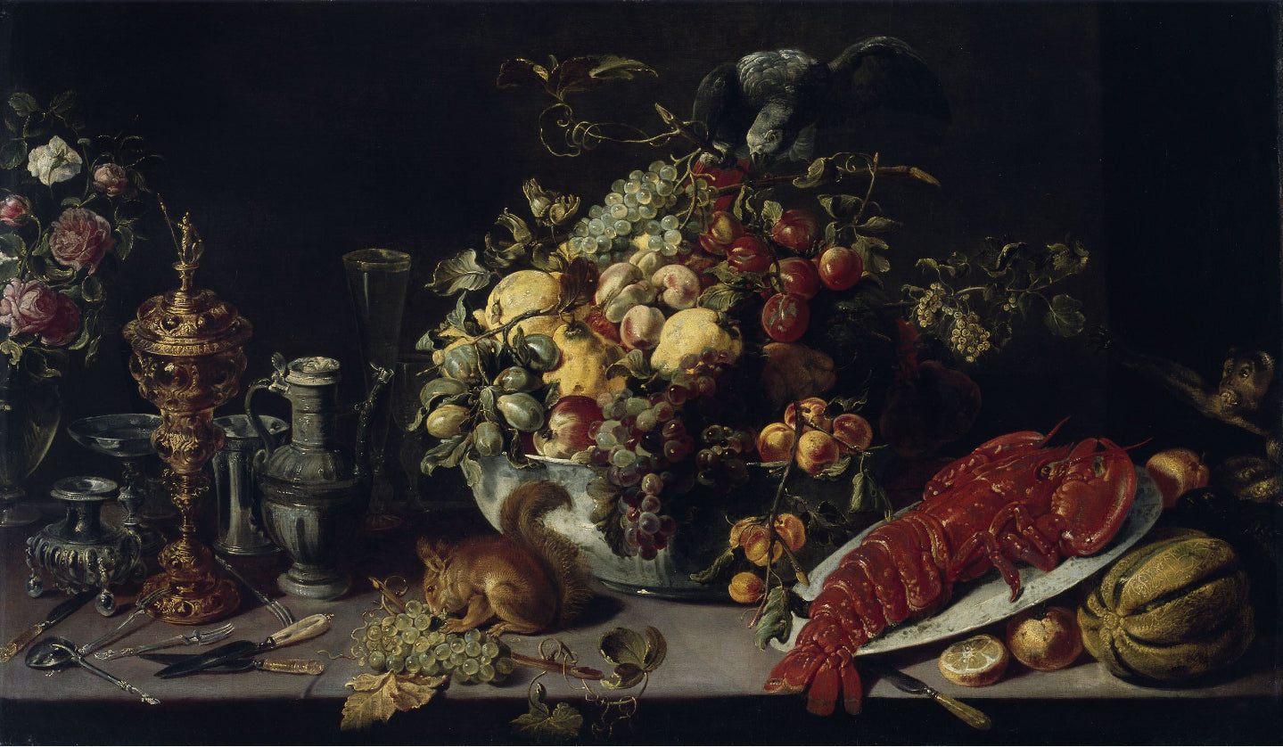 Une pièce de banquet - Frans Snyders image 1 reproduction réalisée par Alpha Reproduction
