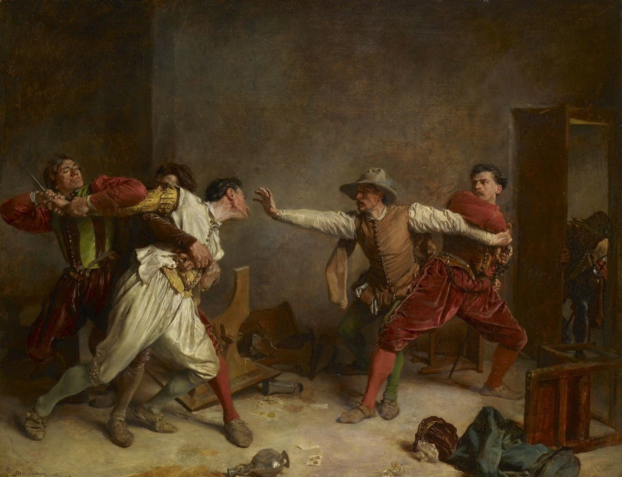 Une rixe - Ernest Meissonier
