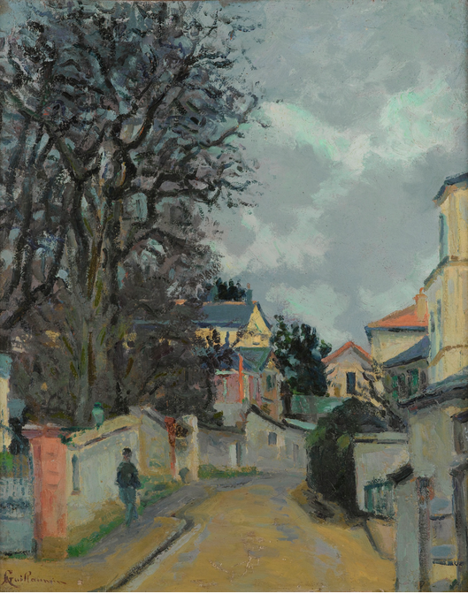 Une rue à Pontoise - Armand Guillaumin image 1 reproduction de peinture à l’huile