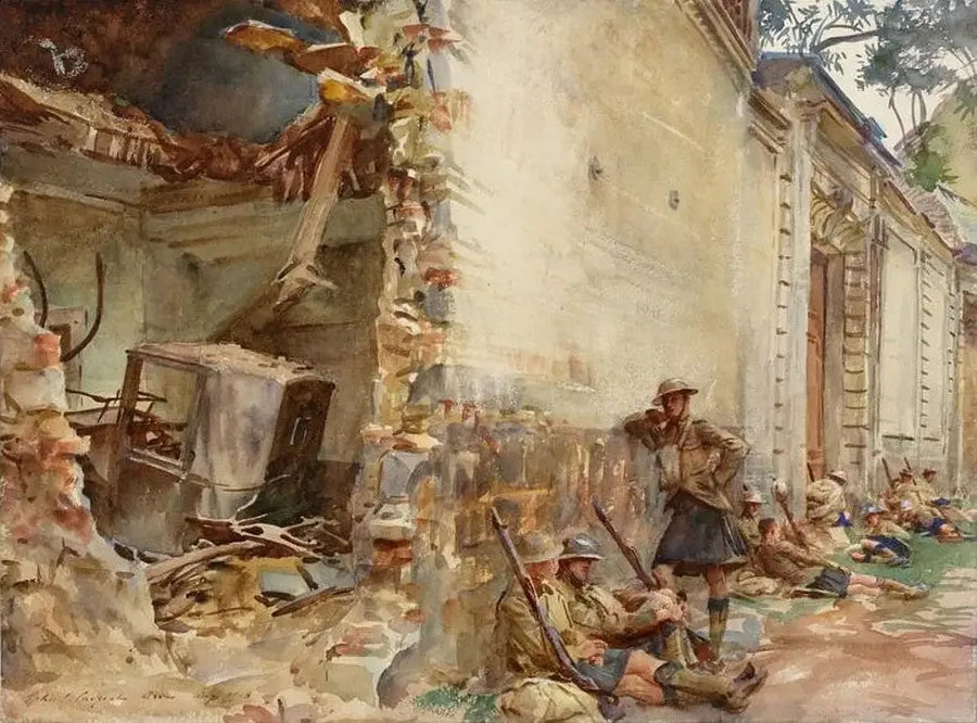 Une rue d'Arras - John Singer Sargent