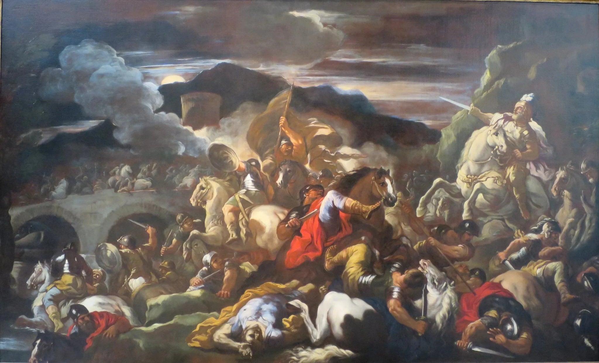 Une scène de bataille - Luca Giordano image 1 reproduction réalisée par Alpha Reproduction