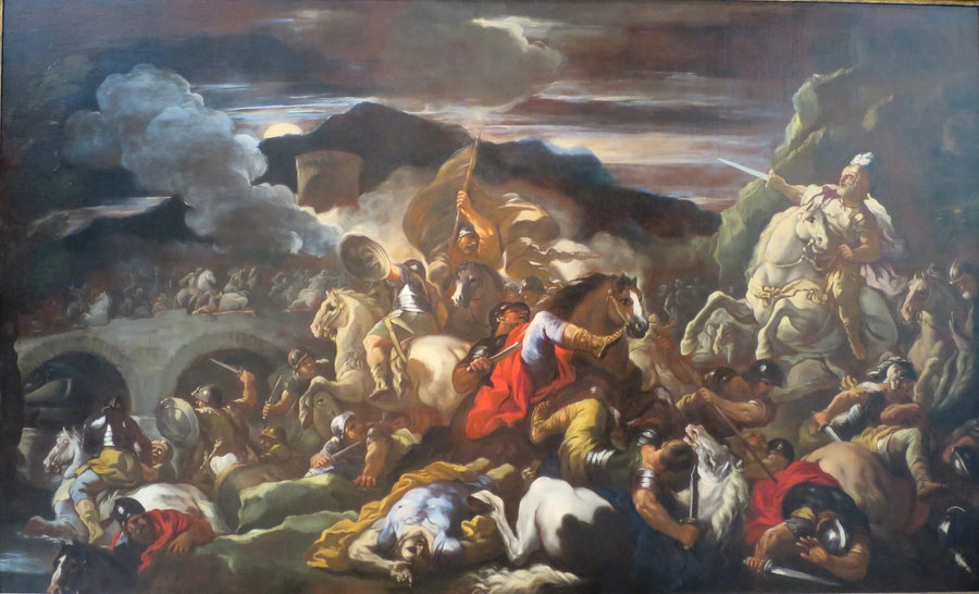 Une scène de bataille - Luca Giordano image 1 reproduction réalisée par Alpha Reproduction