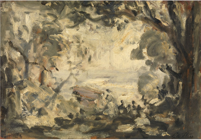 Une scène de forêt - Philip Wilson Steer image 1 reproduction réalisée par Alpha Reproduction