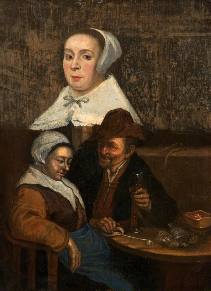 Une scène de taverne hollandaise - Adriaen Brouwer image 1 tableau peint à l’huile sur toile