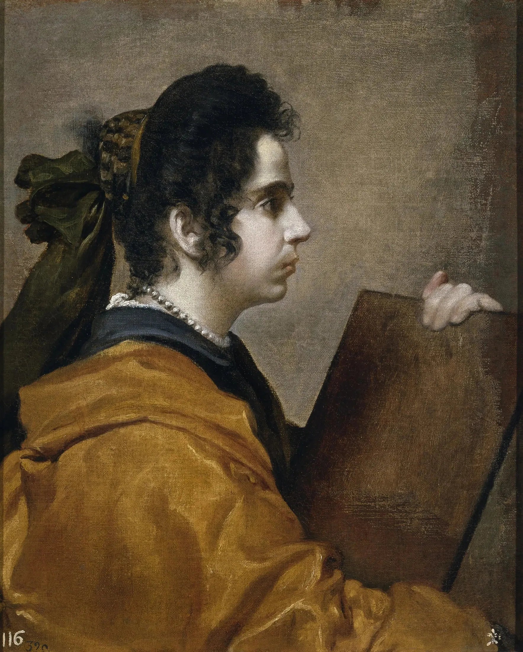 Une sibylle - Diego Velázquez image 1 copie de tableau peinte à la main