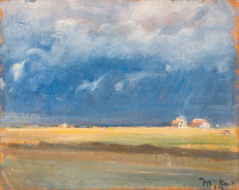 Une tempête sur la côte de Skagen. - Michael Peter Ancher
