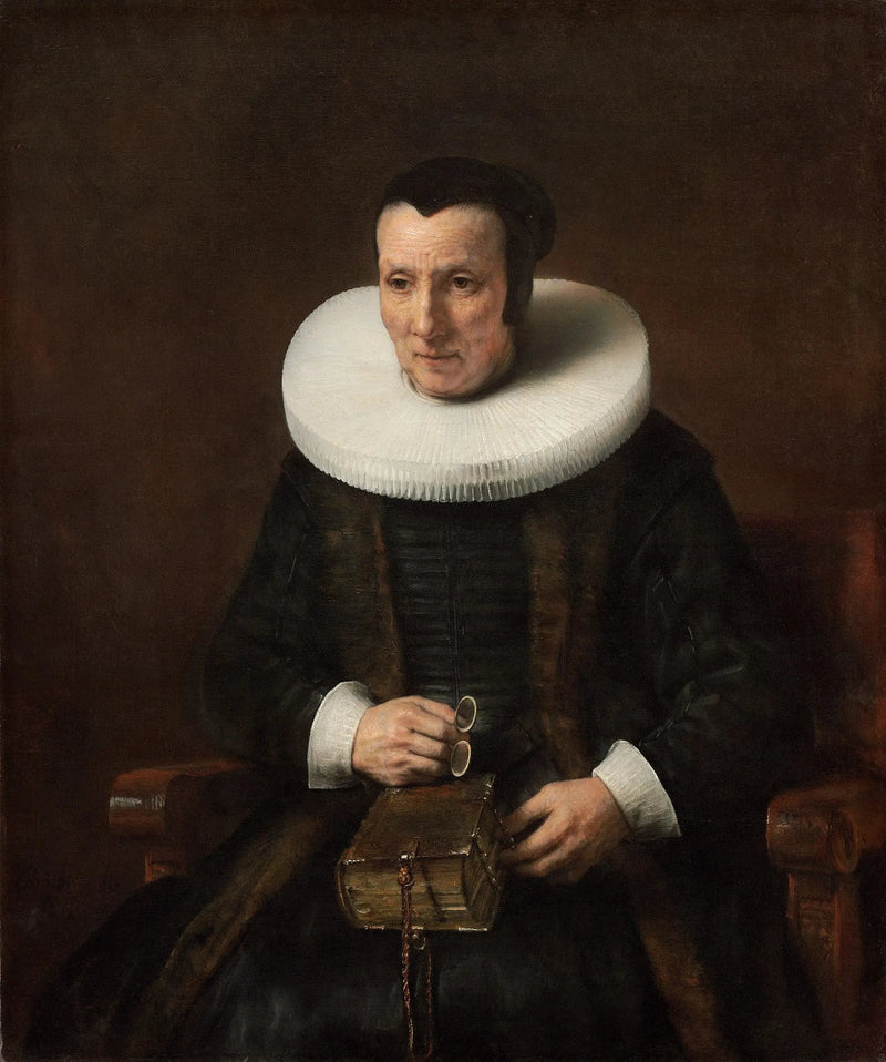 Une vieille dame avec un livre - Rembrandt