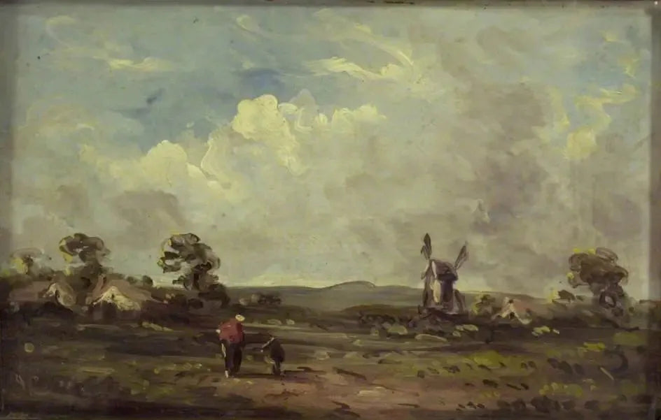 Une vue dans le Suffolk - John Constable image 1 reproduction artisanale de tableau