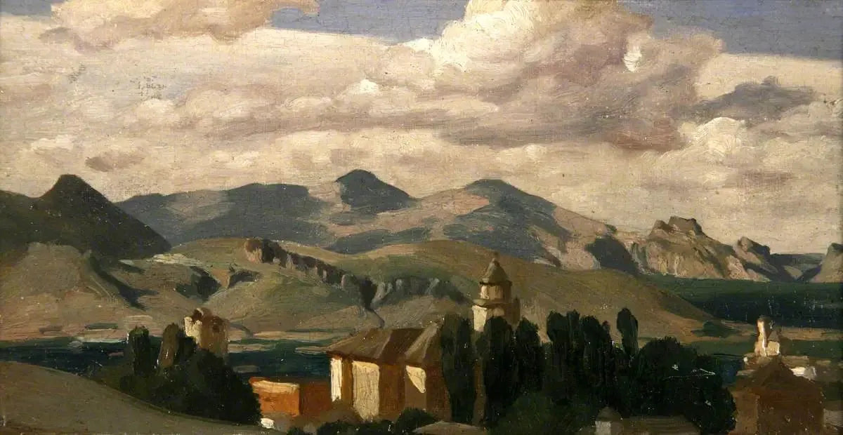 Une vue espagnole - Frederic Leighton image 1 reproduction d’œuvre d’art à l’huile