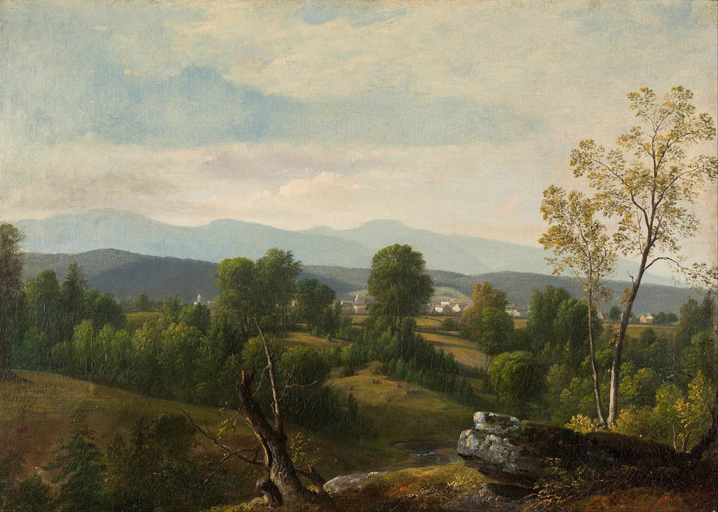 Une vue sur la vallée - Asher Brown Durand image 1 reproduction d’œuvre d’art à l’huile