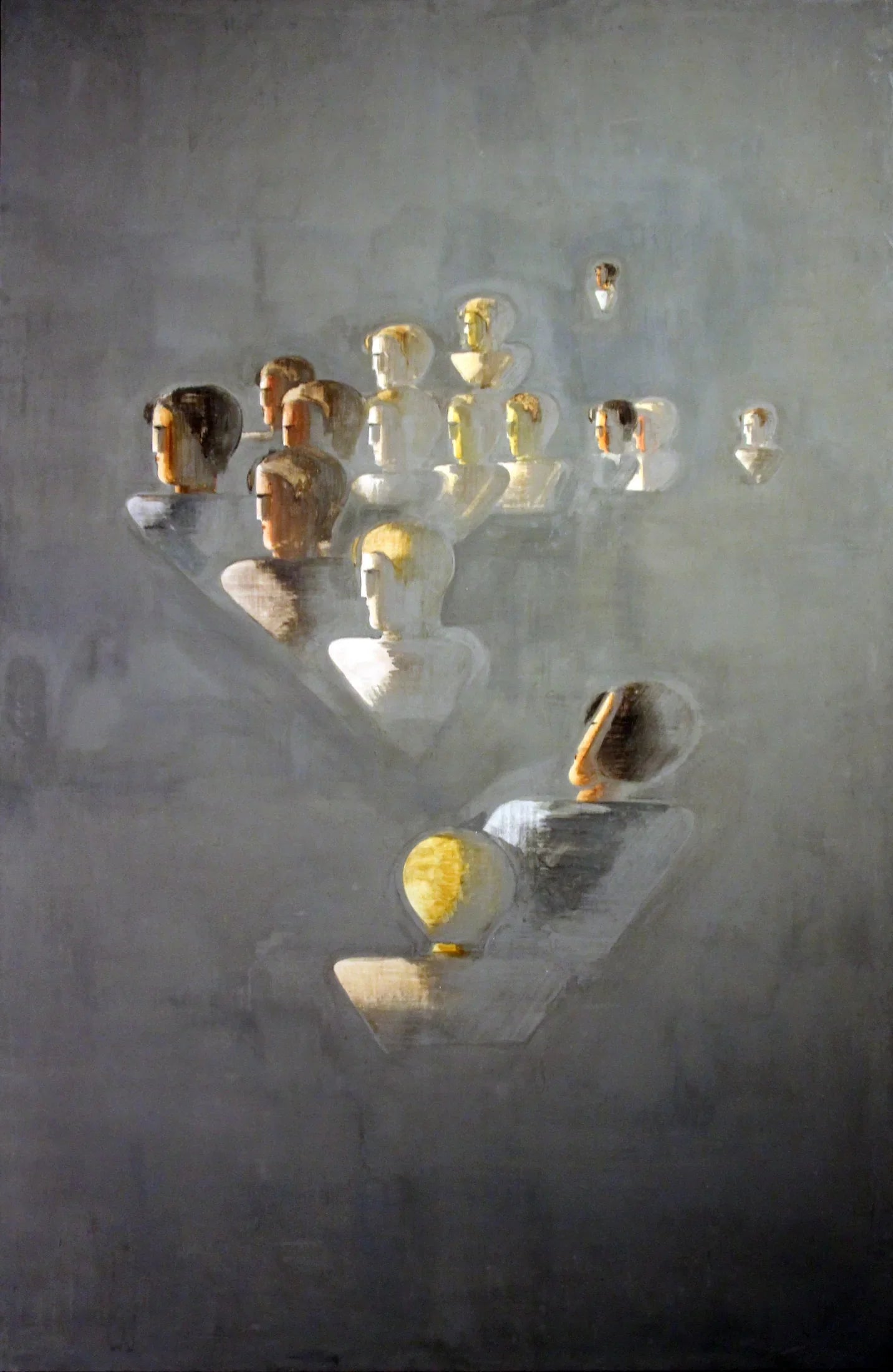 Unterricht III - Oskar Schlemmer image 1 reproduction artisanale de tableau