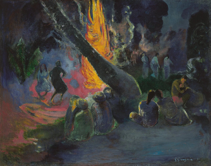 Upa upa, La Danse de feu - Paul Gauguin