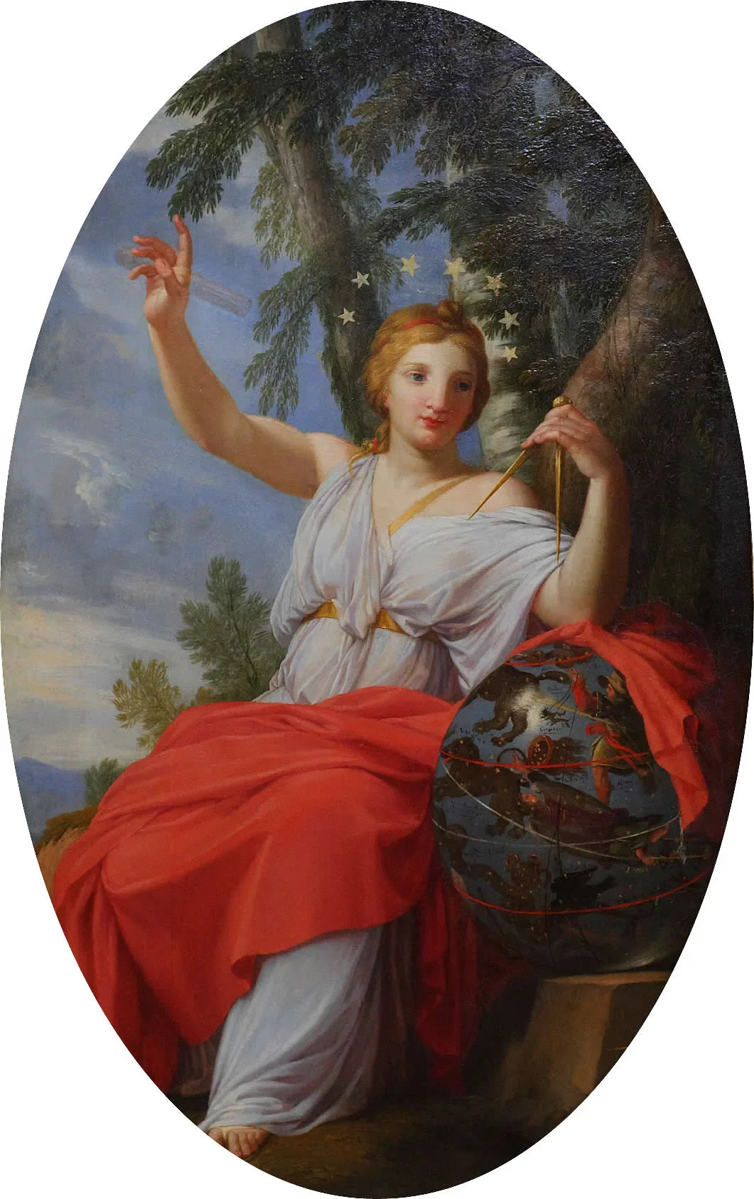 Uranie - Eustache Le Sueur image 1 copie de tableau peinte à la main