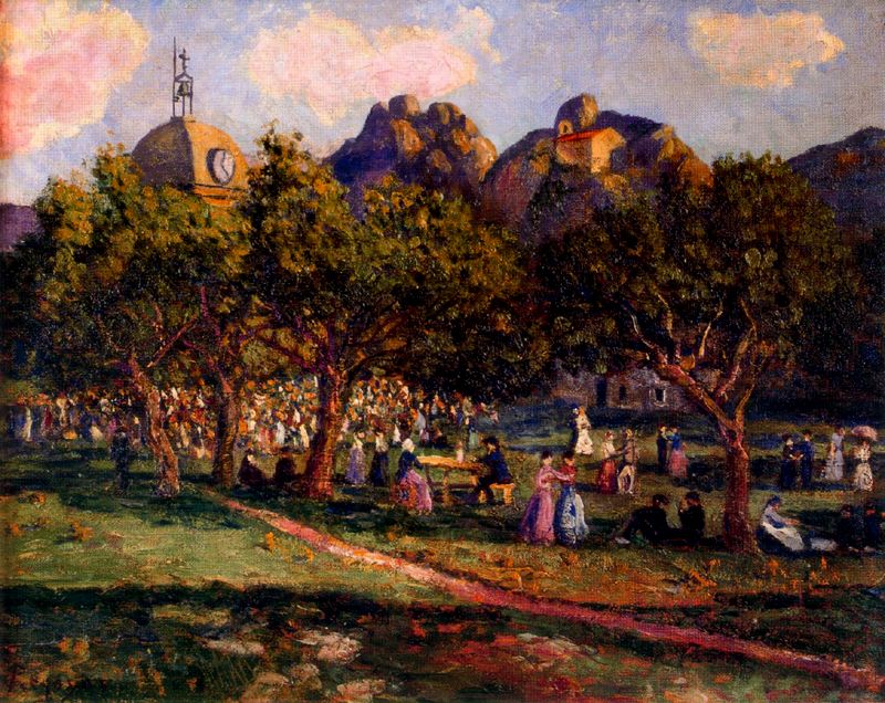 Urduliz - Darío de Regoyos image 1 tableau peint à l’huile sur toile