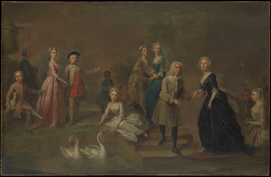 Uvedale Tomkyns Price (1685-1764) et les membres de sa famille - Bartholomew Dandridge