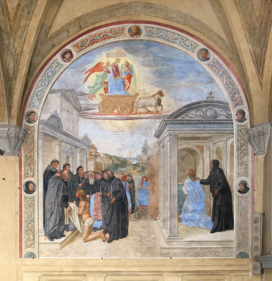Œuvre de saint Philippe Benizi - Cosimo Rosselli