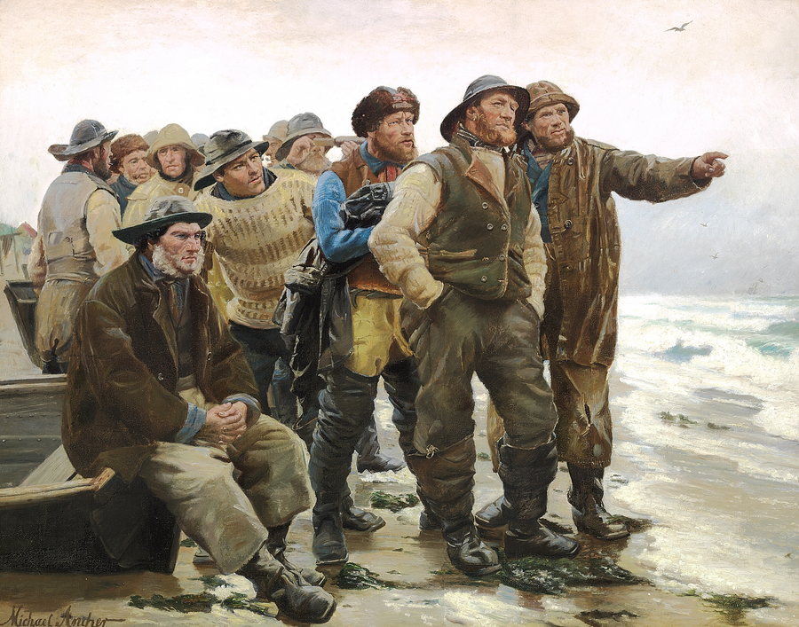 Va-t-il arrondir le point ? - Michael Peter Ancher