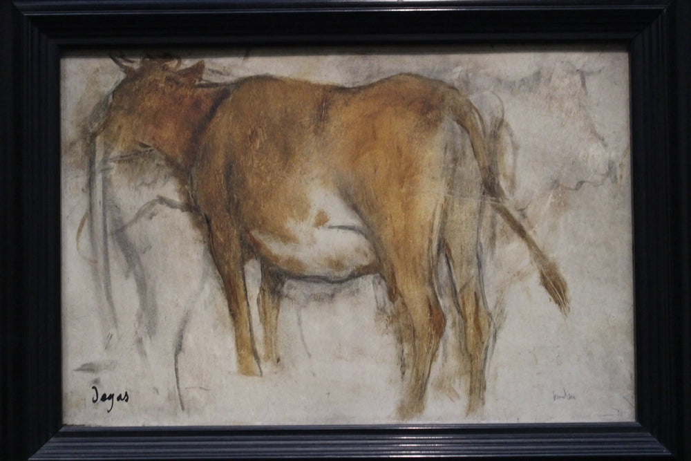 Vache - Edgar Degas image 1 copie peinte à la main à l’huile