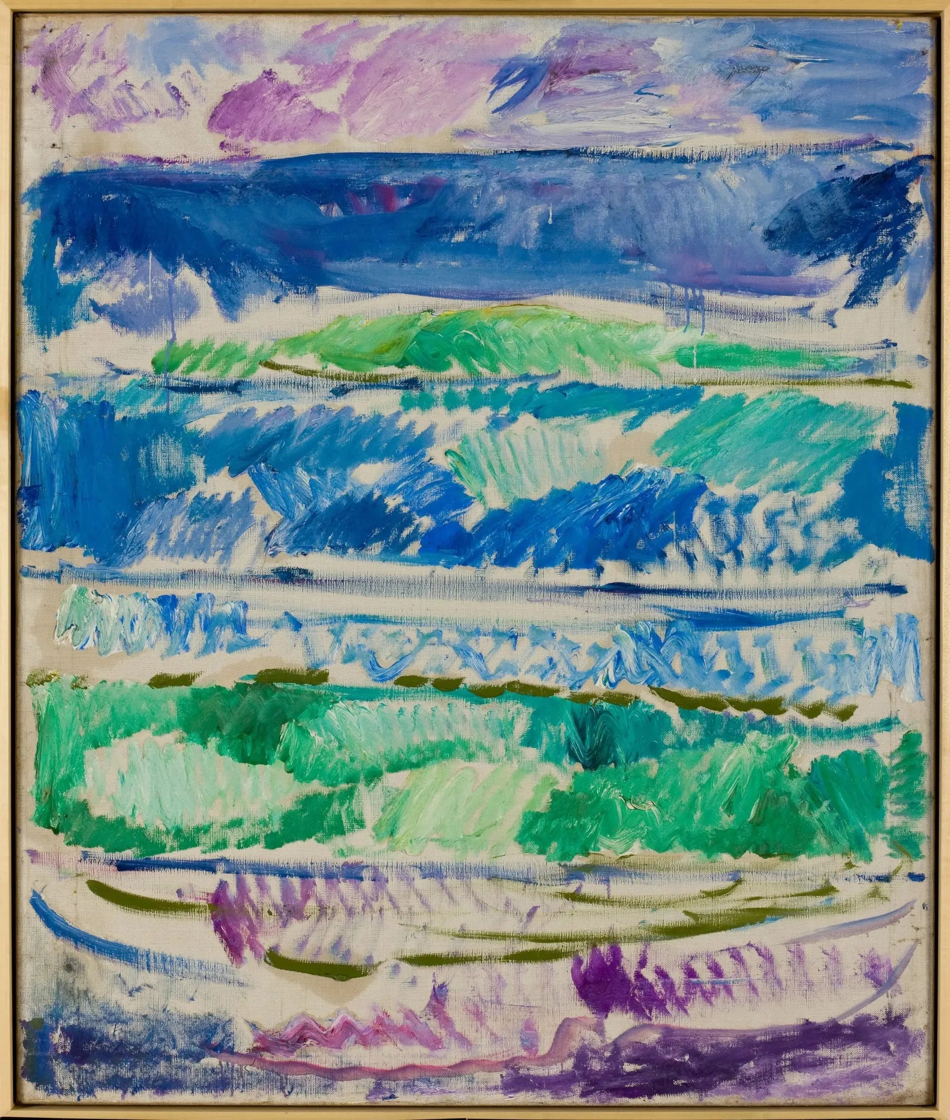 Vagues - Edvard Munch image 1 reproduction artisanale de tableau