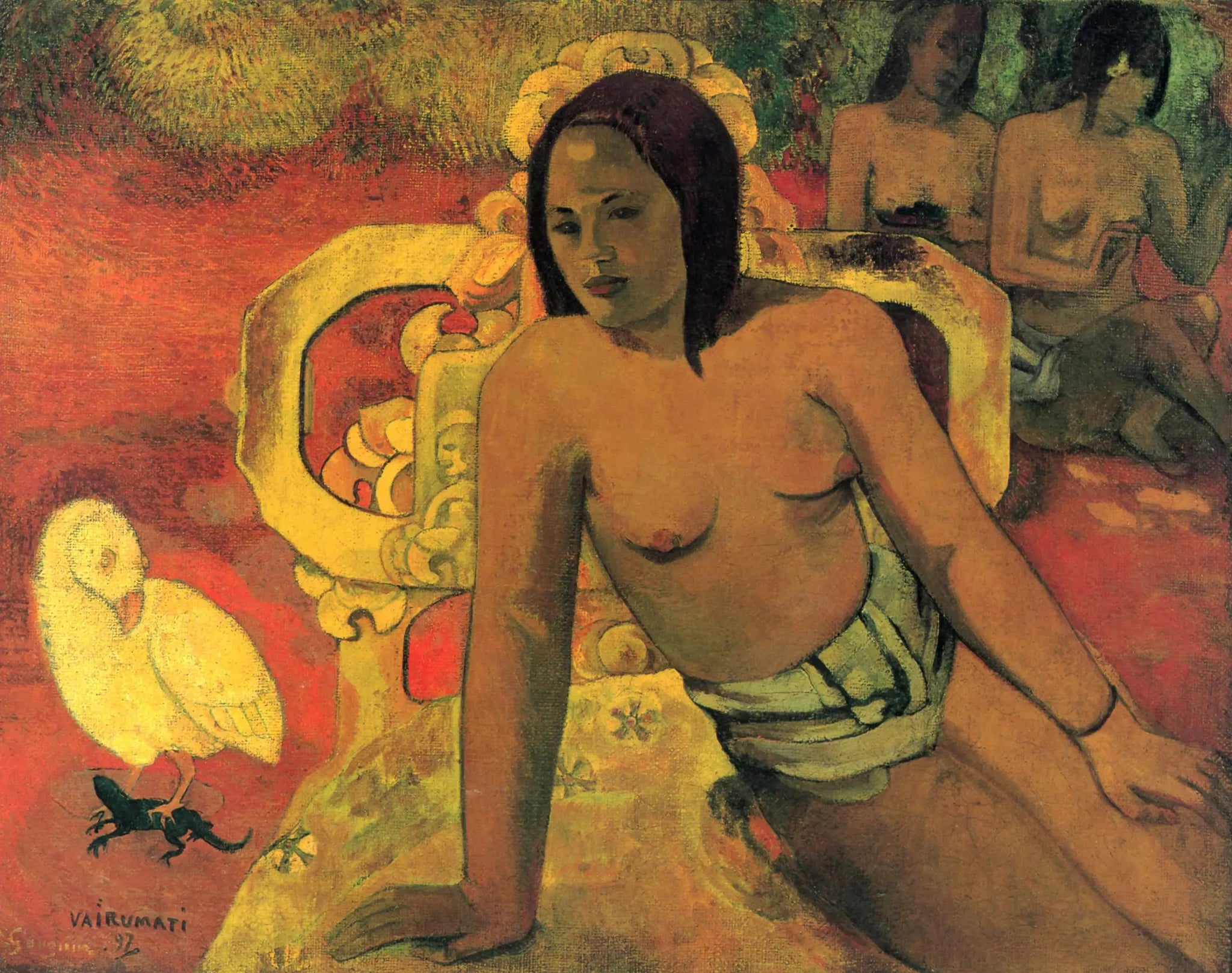 Vairumati - Paul Gauguin image 1 copie peinte à la main à l’huile