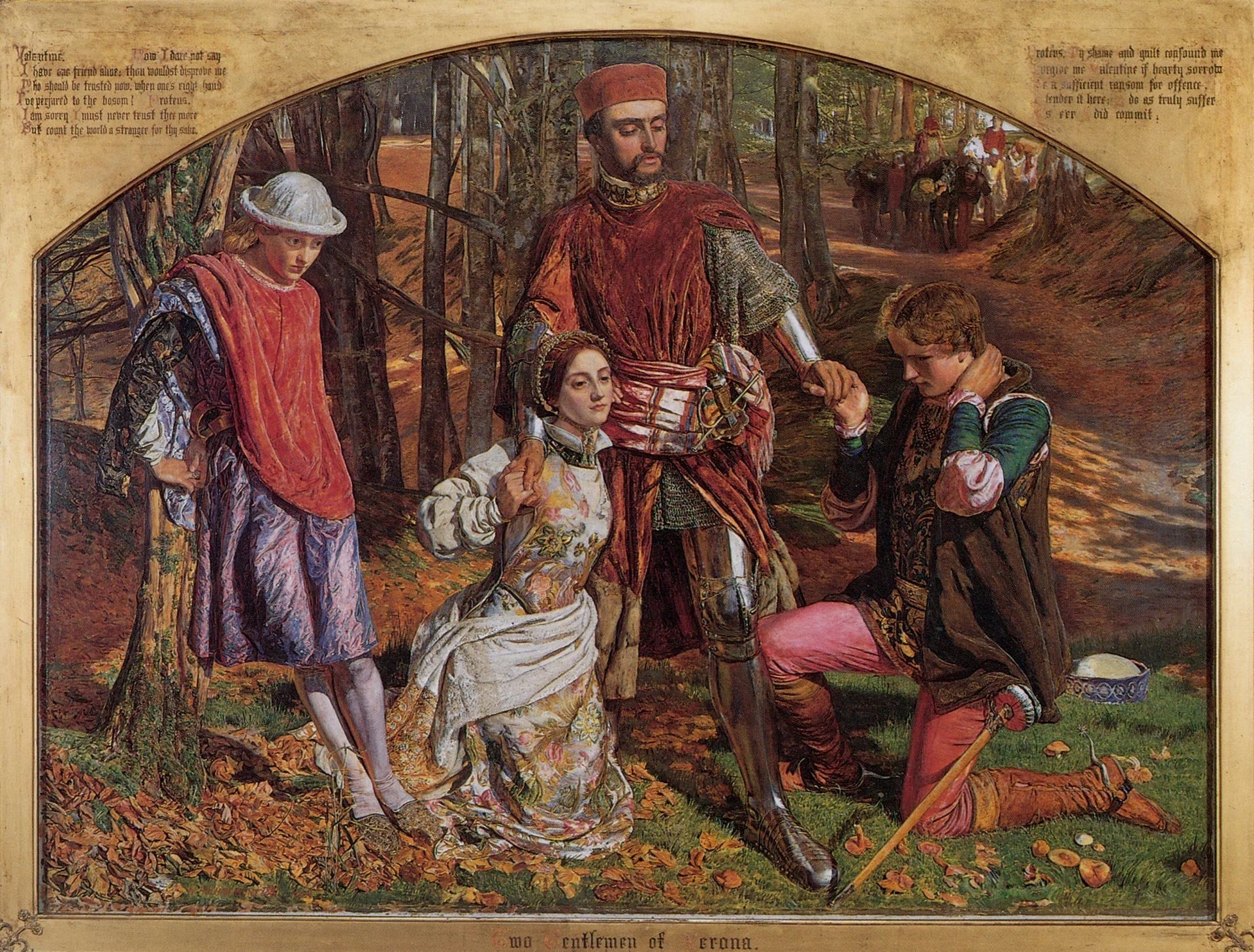 Valentine sauve Sylvia de Protée - William Holman Hunt image 1 reproduction de peinture à l’huile