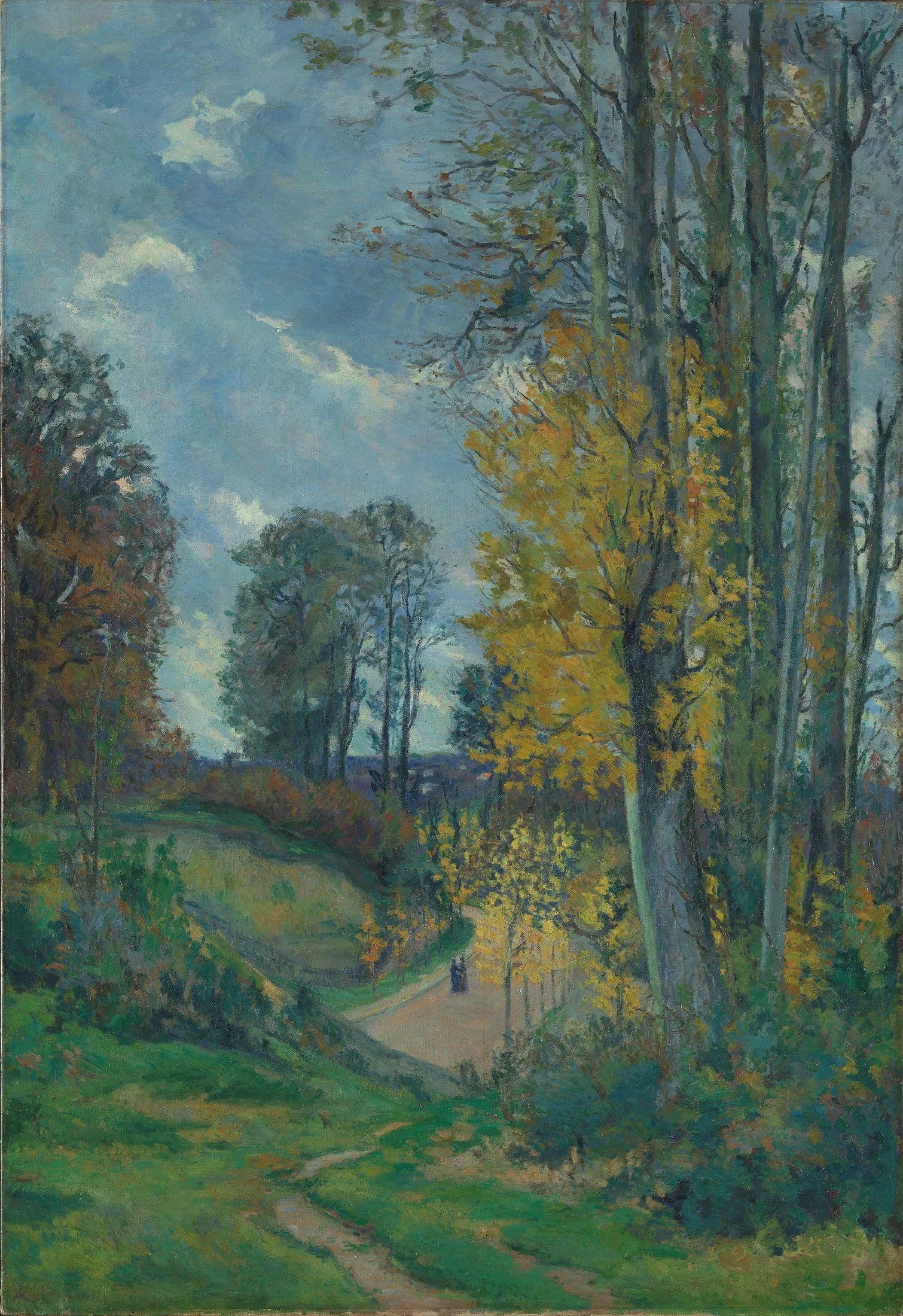 Vallée de Chevreuse, en automne - Armand Guillaumin image 1 copie peinte à la main à l’huile