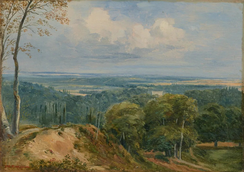 Vallée de la Seine - Théodore Rousseau image 1 copie de tableau peinte à la main
