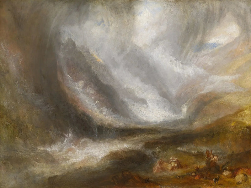 Valley of Aosta: Snowstorm, Avalanche, and Thunderstorm - J. M. W. Turner
