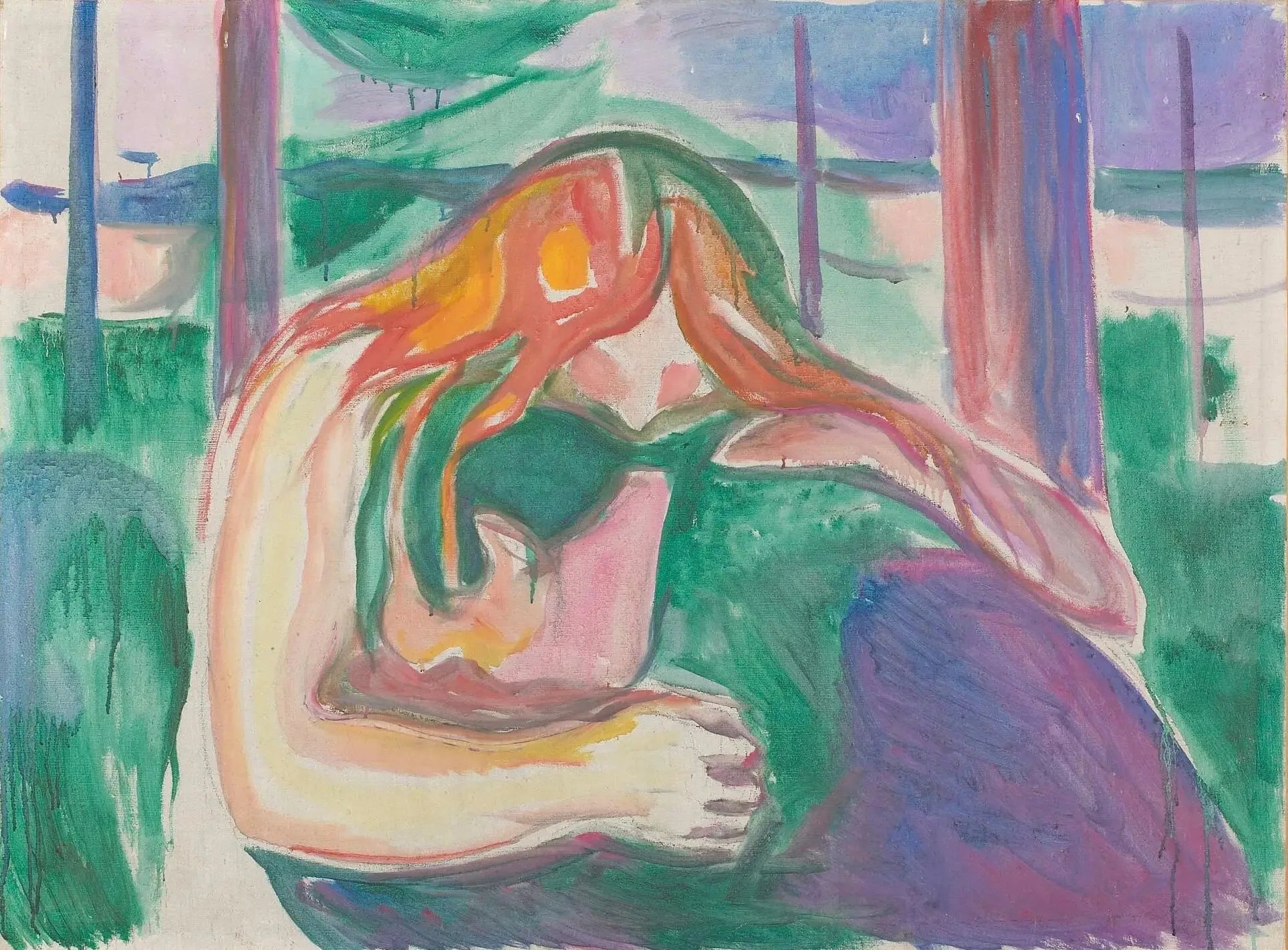 Vampire - Edvard Munch image 1 reproduction d’œuvre d’art à l’huile