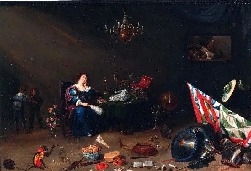 Vanité - David Teniers le Jeune image 1 copie de tableau peinte à la main