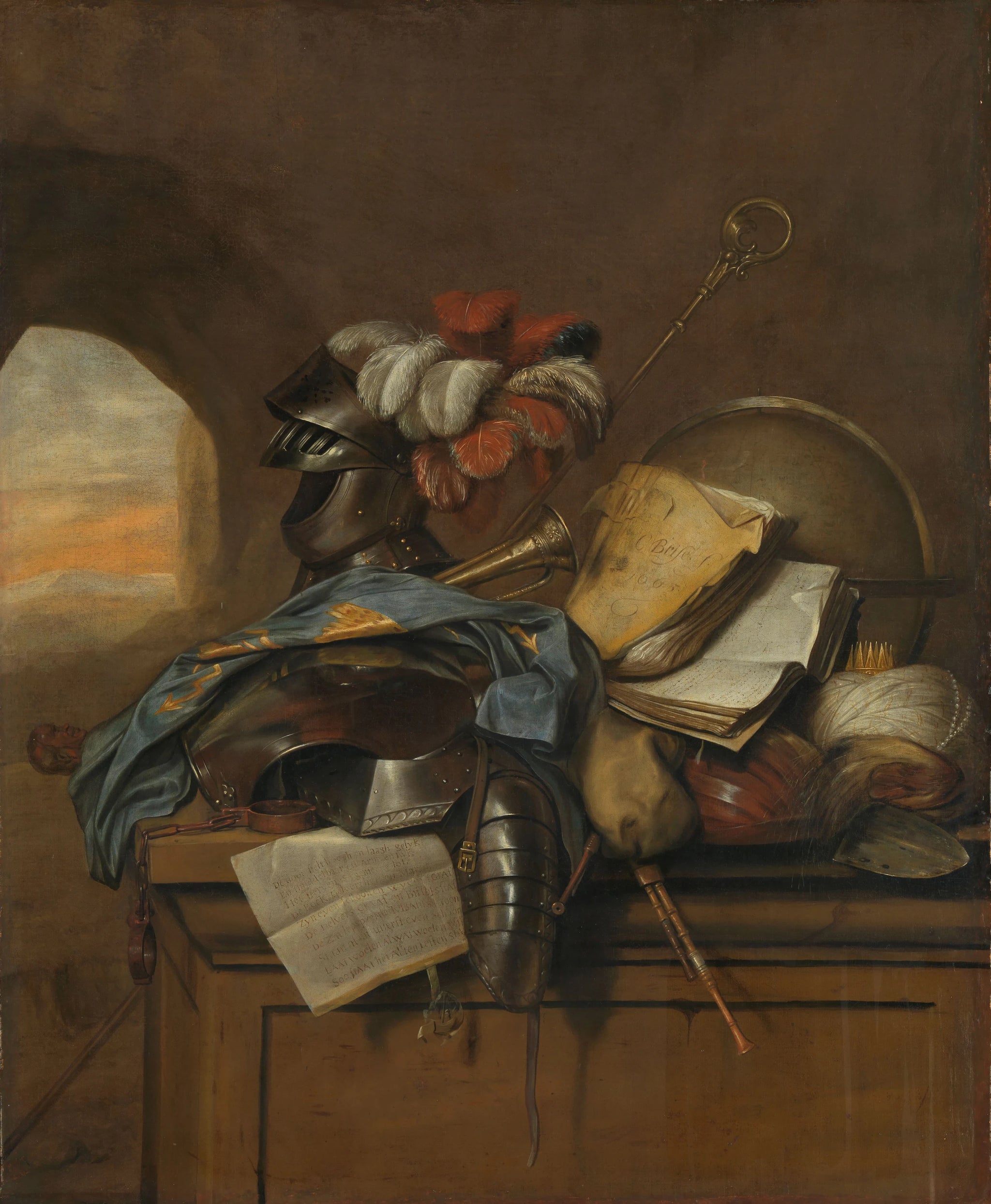 Vanité nature morte - Cornelis Brizé