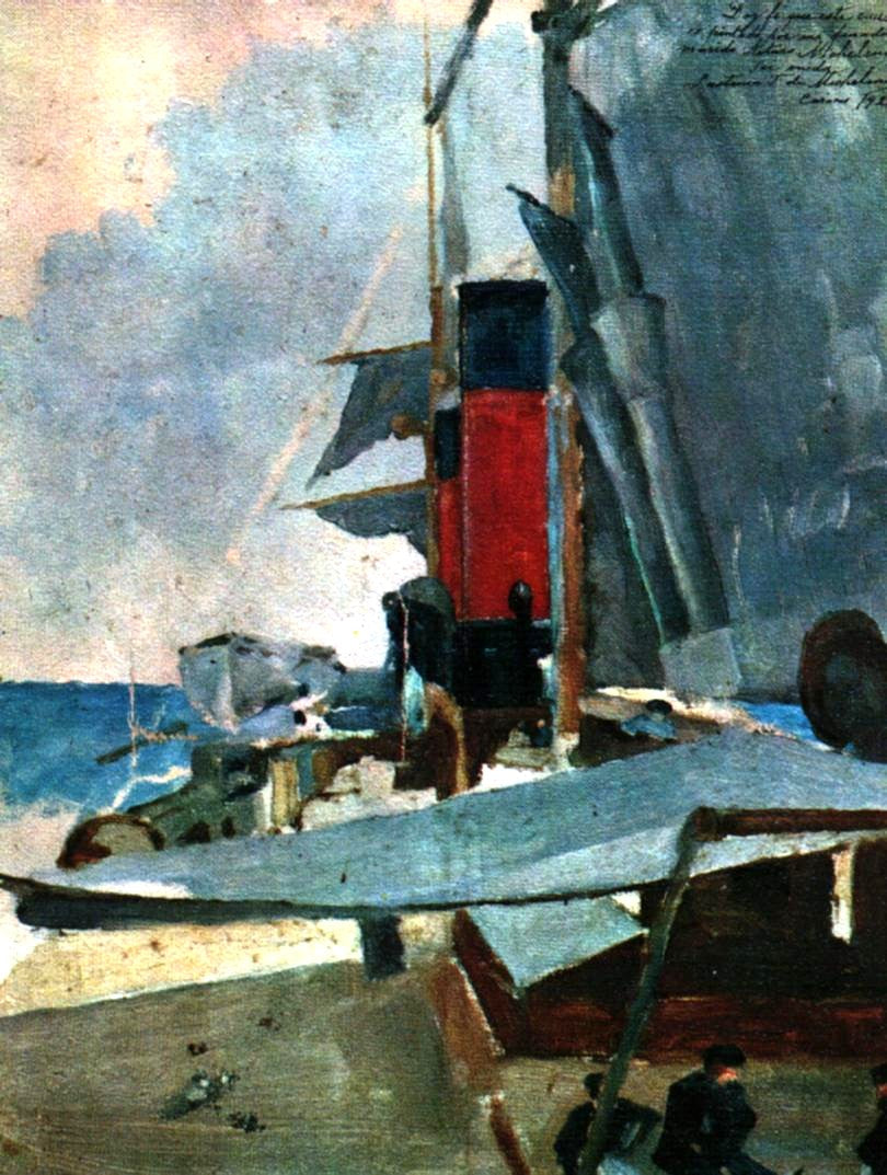 Vapor América - Arturo Michelena image 1 reproduction de peinture à l’huile