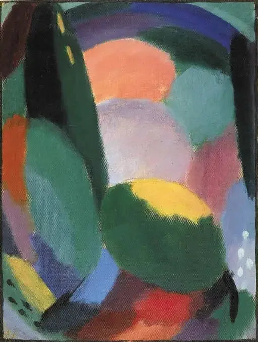 Variation: Glorreicher Abend - Sommersegen II - Alexej von Jawlensky image 1 tableau peint à l’huile sur toile