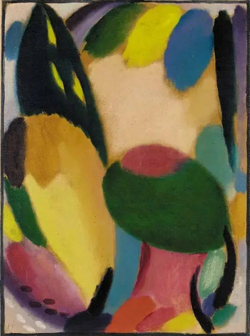 Variation Herbst - Alexej von Jawlensky image 1 copie de tableau peinte à la main