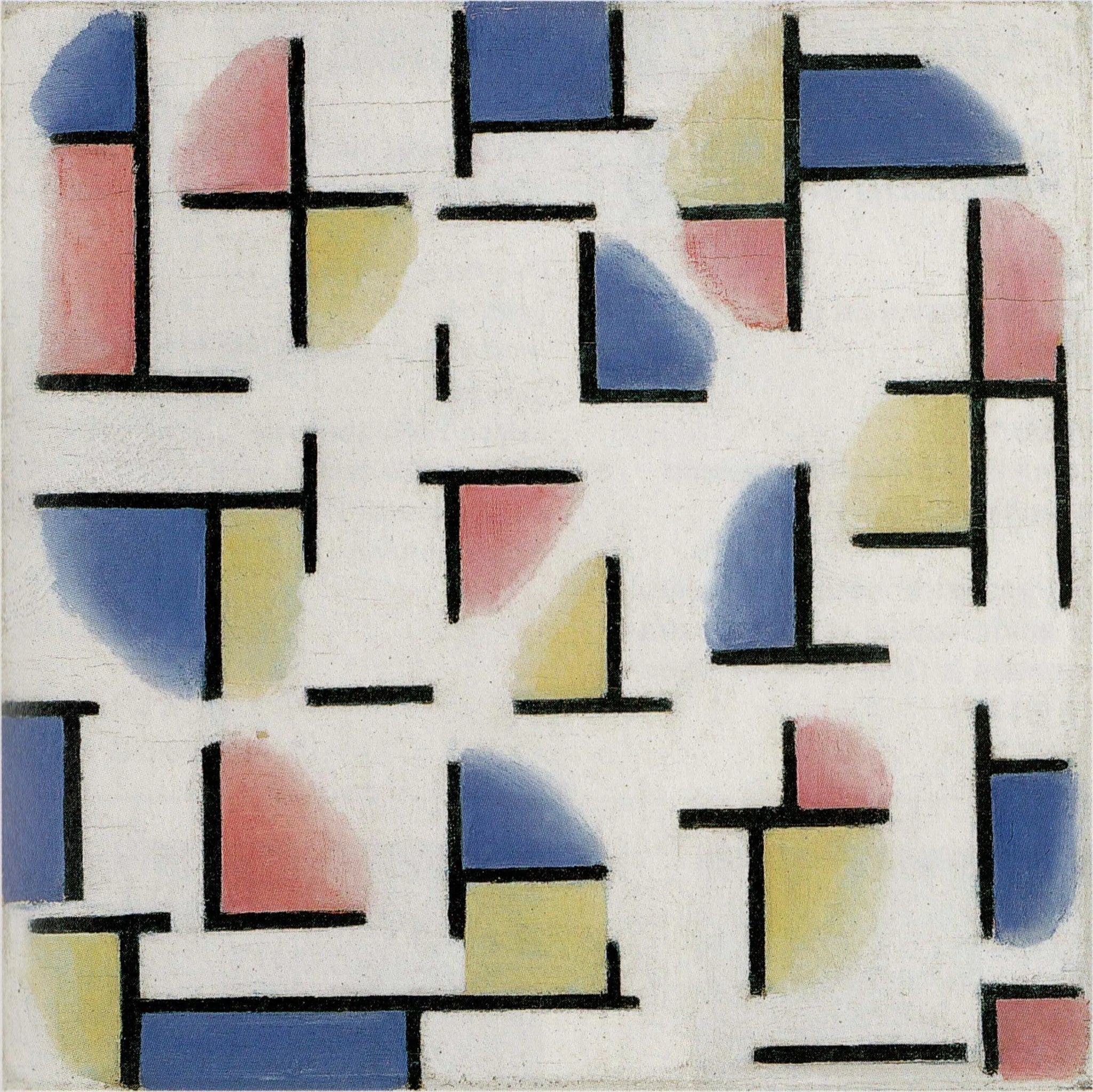 Variation sur la composition XIII - Theo van Doesburg image 1 copie de tableau peinte à la main