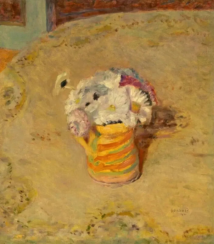 Vase avec des fleurs - Pierre Bonnard image 1 copie peinte à la main à l’huile