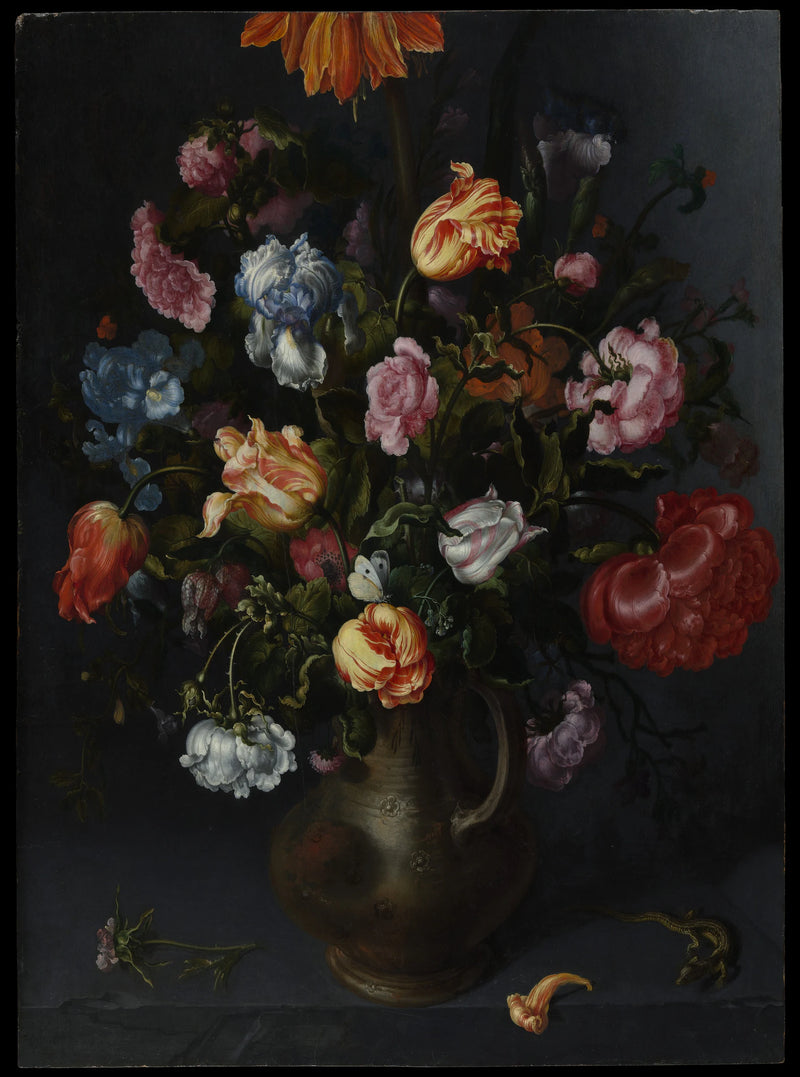 Un vase avec des fleurs - Jacob Vosmaer