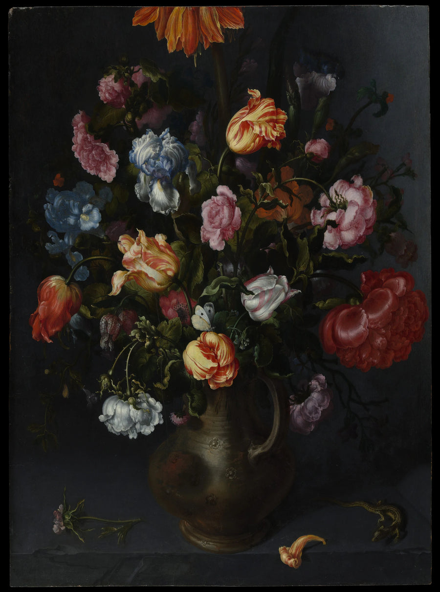 Un vase avec des fleurs - Jacob Vosmaer