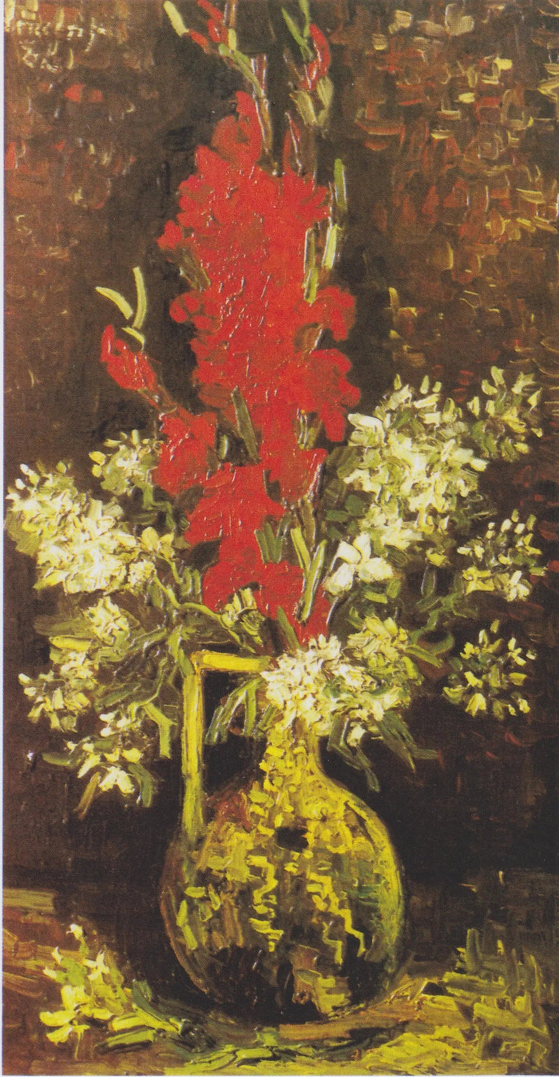 Vase avec fleurs rouges et blanches - Vincent van Gogh