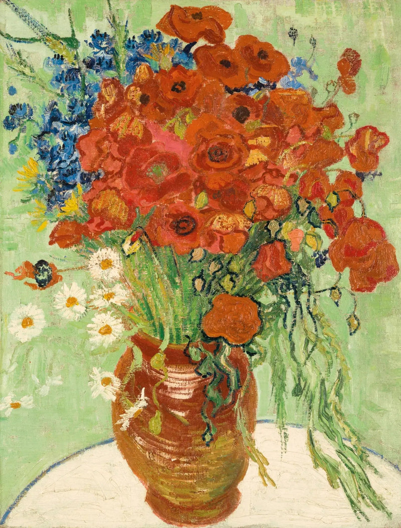 Vase avec marguerites et coquelicots - Vincent van Gogh
