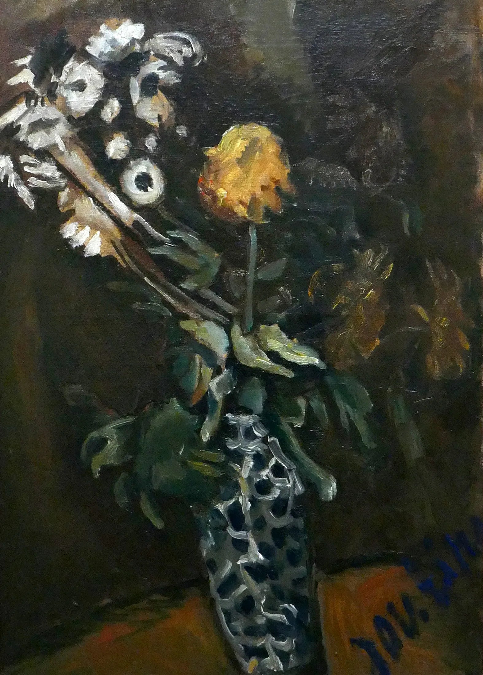 Vase de fleurs - Chaïm Soutine image 1 tableau peint à l’huile sur toile