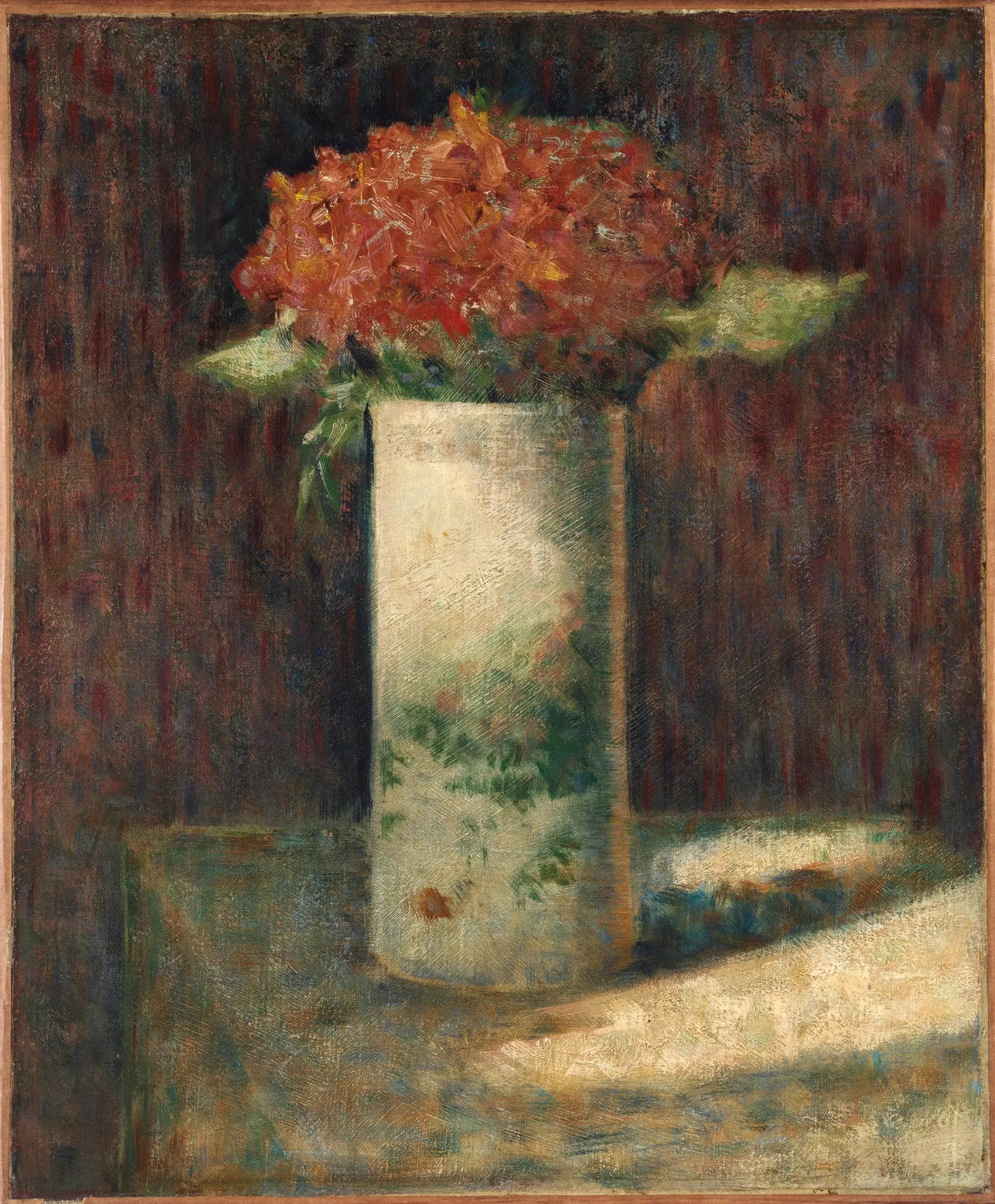 Vase de Fleurs - Georges Seurat image 1 reproduction de peinture à l’huile