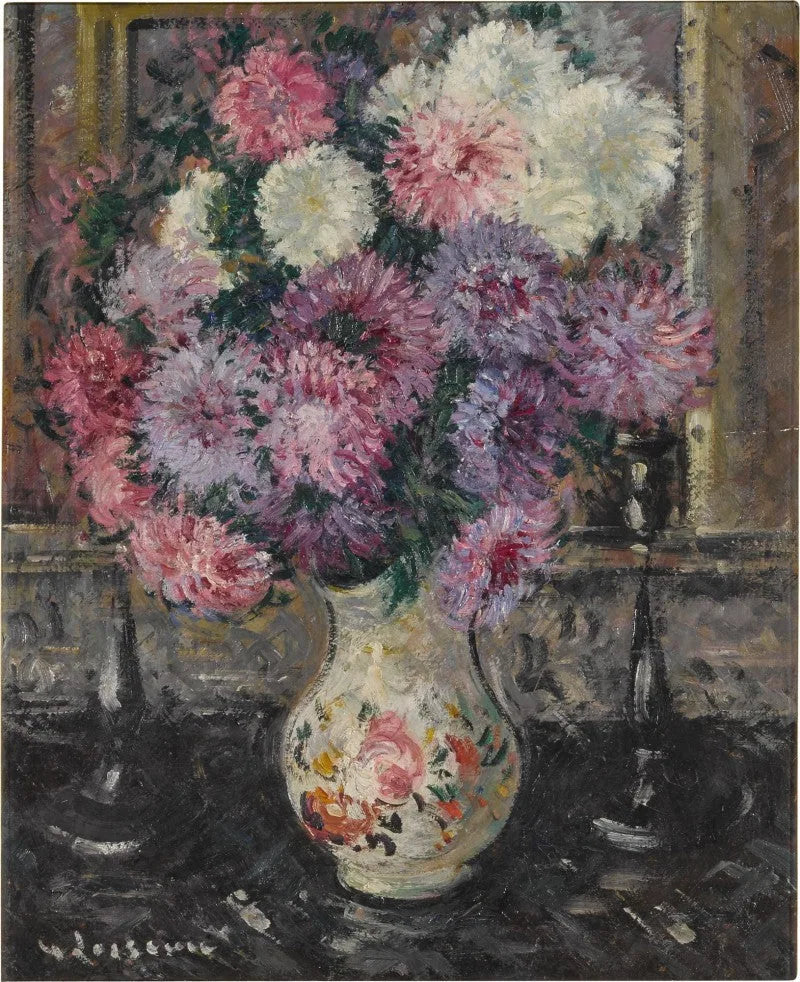 Vase de fleurs - Gustave Loiseau image 1 reproduction de peinture à l’huile